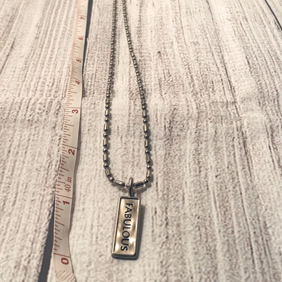 Silver Necklace with Fabulous Pendent - Picture 3 of 5